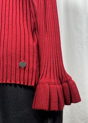 Винтажный джемпер в рубчик рукавами-клеш odd molly vintage 2000s y2k coquette 90s 3