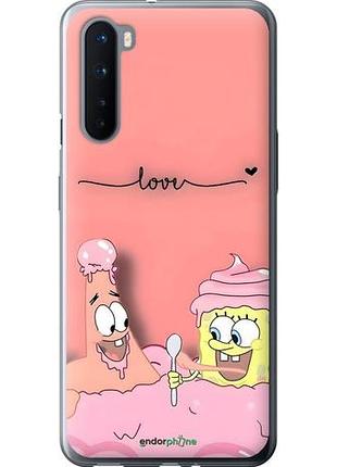 Чехол на oneplus nord спанч боб
