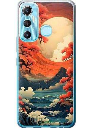 Чехол на infinix hot 11 природа японии инфикс хот 11
