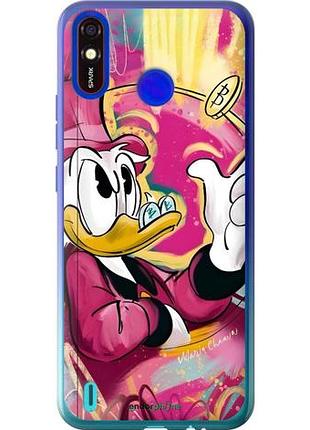 Чехол на tecno spark 4 lite скрудж макдак текно спарк 4 лайт
