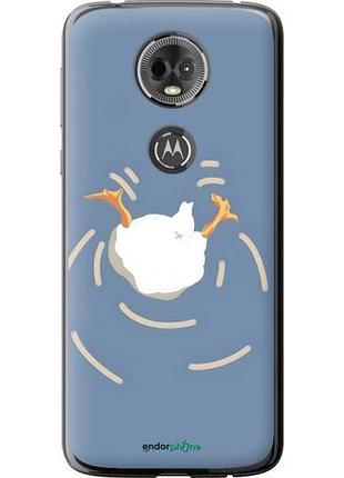 Чехол на motorola moto e5 plus смешная утка, гусь моторола мото е5 плюс