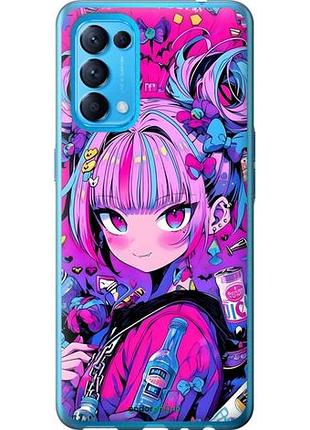 Чехол на oppo find x3 lite аниме милаха
