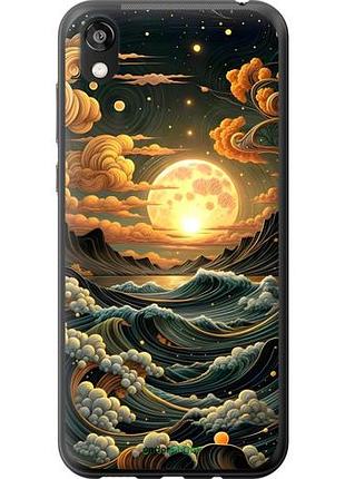 Чехол на huawei honor 8s арт волны хуавей хонор 8с