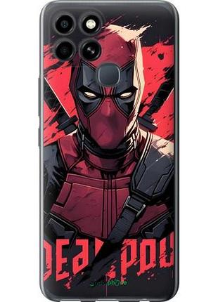Чехол на infinix smart 6 дэдпул, deadpool инфикс смарт 6