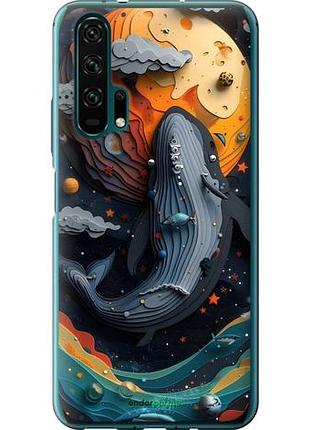 Чехол на huawei honor 20 pro кит в космосе хуавей хонор 20 про