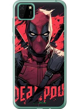 Чехол на huawei y5p дэдпул, deadpool хуавей у5p