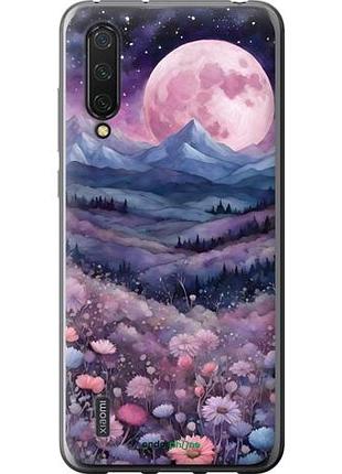 Чехол на xiaomi mi 9 lite ночь луна арт сяоми ми 9 лайт