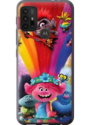 Чехол на motorola moto g20 троли