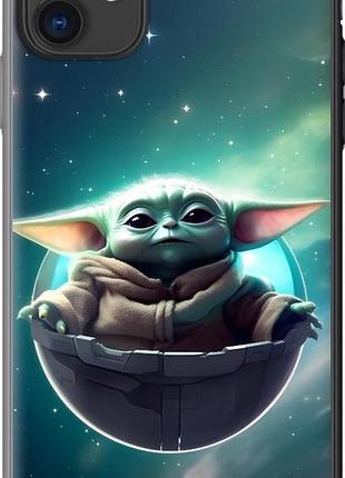 Чехол на iphone 11 малыш йода, грогу айфон 11