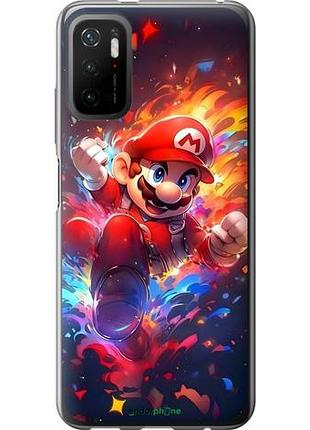 Чохол на xiaomi redmi note 10t супер маріо