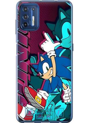 Чехол на motorola g9 plus соник sonic моторола г9 плюс