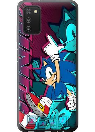Чехол на samsung galaxy a03s a037f соник sonic самсунг а03с а037ф