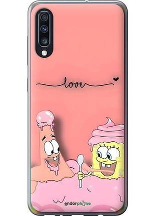 Чехол на samsung galaxy a70 2019 a705f спанч боб, sponge bob самсунг а70 2019 а705ф