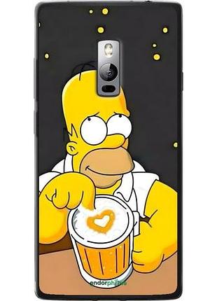 Чехол на oneplus 2 гомер пиво