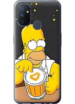 Чехол на oneplus nord n100 гомер пиво 1+ норд н100