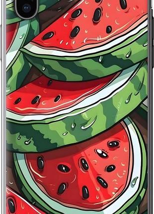 Чехол на iphone xs арбуз айфон хс