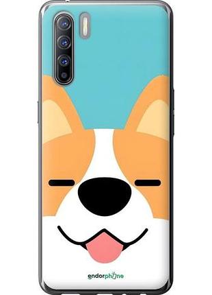 Чехол на oppo reno 3 корги