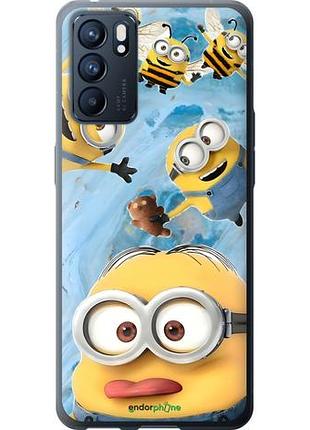 Чехол на oppo reno6 5g миньоны оппо рено6 5г