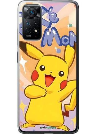 Чехол на xiaomi redmi note 11 пикачу