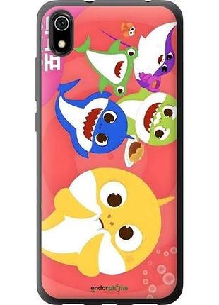 Чехол на xiaomi redmi 7a бейби шаркс сяоми редми 7а