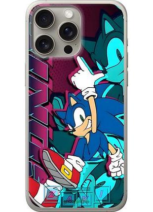 Чехол на iphone 15 pro max соник