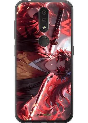 Чехол на nokia 4.2 аниме самурай нокиа 4.2