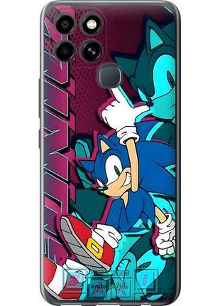 Чехол на infinix smart 6 соник sonic инфикс смарт 6
