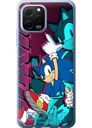 Чехол на huawei nova y61 соник sonic хуавей нова у61