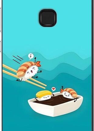 Чехол на huawei p10 lite суши