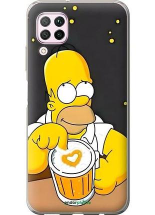 Чехол на huawei p40 lite гомер пиво хуавей п40 лайт