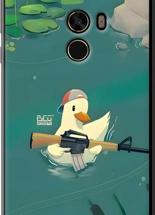 Чехол на xiaomi mi mix уточка с автоматом сяоми ми микс