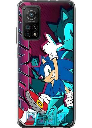 Чехол на xiaomi mi 10t pro соник sonic сяоми ми 10т про