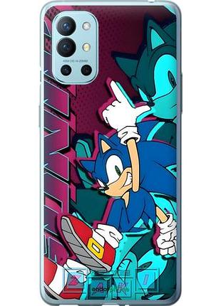 Чехол на oneplus 9r соник sonic 1+ 9р