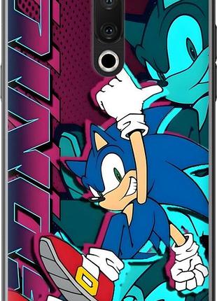 Чехол на meizu 15 plus соник sonic мейзу 15 плюс