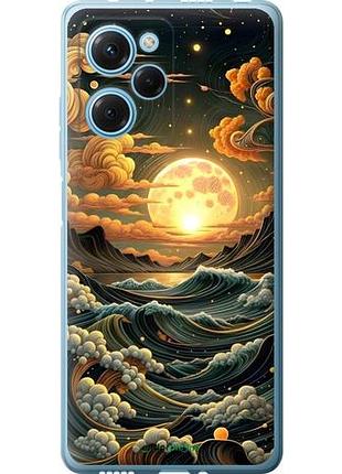 Чехол на xiaomi redmi note 12 pro speed арт волны сяоми редми ноут 12 про сpeed