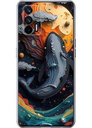 Чехол на realme gt 5g кит в космосе риалми гт 5г