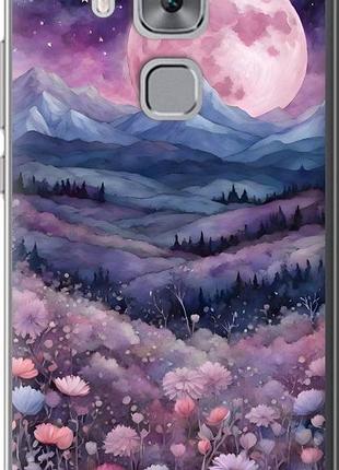 Чехол на huawei nova plus ночь луна арт хуавей нова плюс