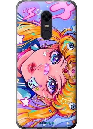Чехол на xiaomi redmi 5 plus сейлор мун 4 сяоми редми 5 плюс
