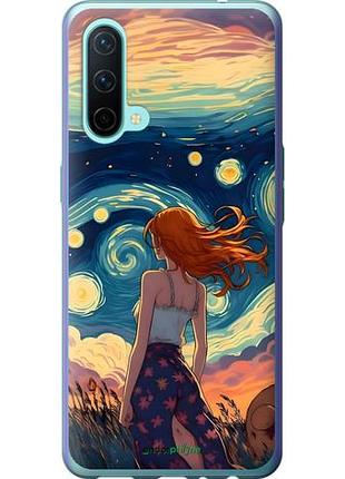 Чохол на oneplus nord ce дівчина арт