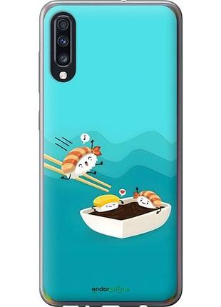 Чехол на samsung galaxy a70 2019 a705f суши самсунг а70 2019 а705ф