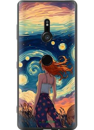 Чохол на sony xperia xz3 h9436 дівчина арт