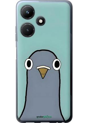 Чехол на infinix hot 30i голубь инфикс хот 30и