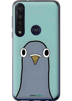 Чехол на motorola g8 plus голубь моторола г8 плюс