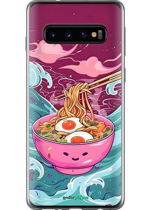 Чехол на samsung galaxy s10 рамен самсунг с10