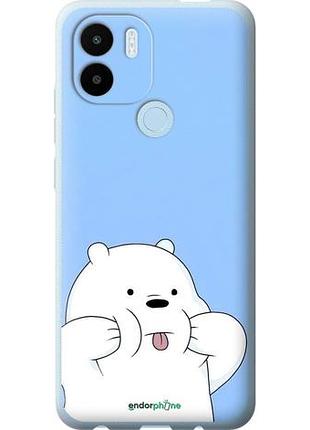 Чехол на xiaomi redmi a1 plus милый мишка сяоми редми а1 плюс