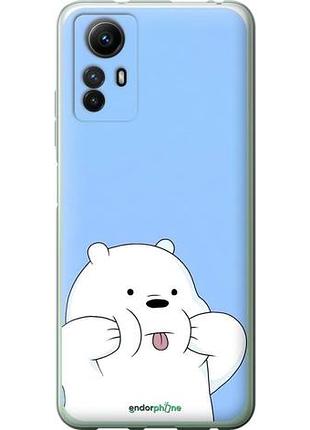 Чехол на xiaomi redmi note 12s милый мишка сяоми редми ноут 12с