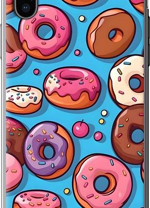 Чехол на iphone x пончики айфон х