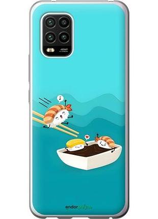 Чехол на xiaomi mi 10 lite суши сяоми ми 10 лайт