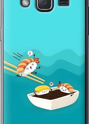 Чехол на samsung galaxy j2 j200h суши самсунг й2 й200х