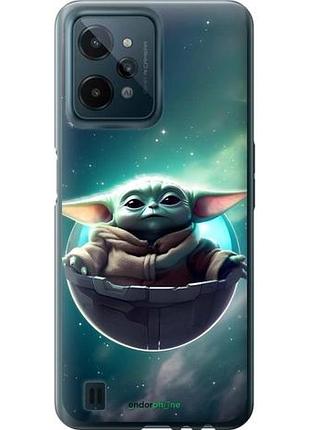 Чехол на realme c31 малыш йода, грогу риалми с31